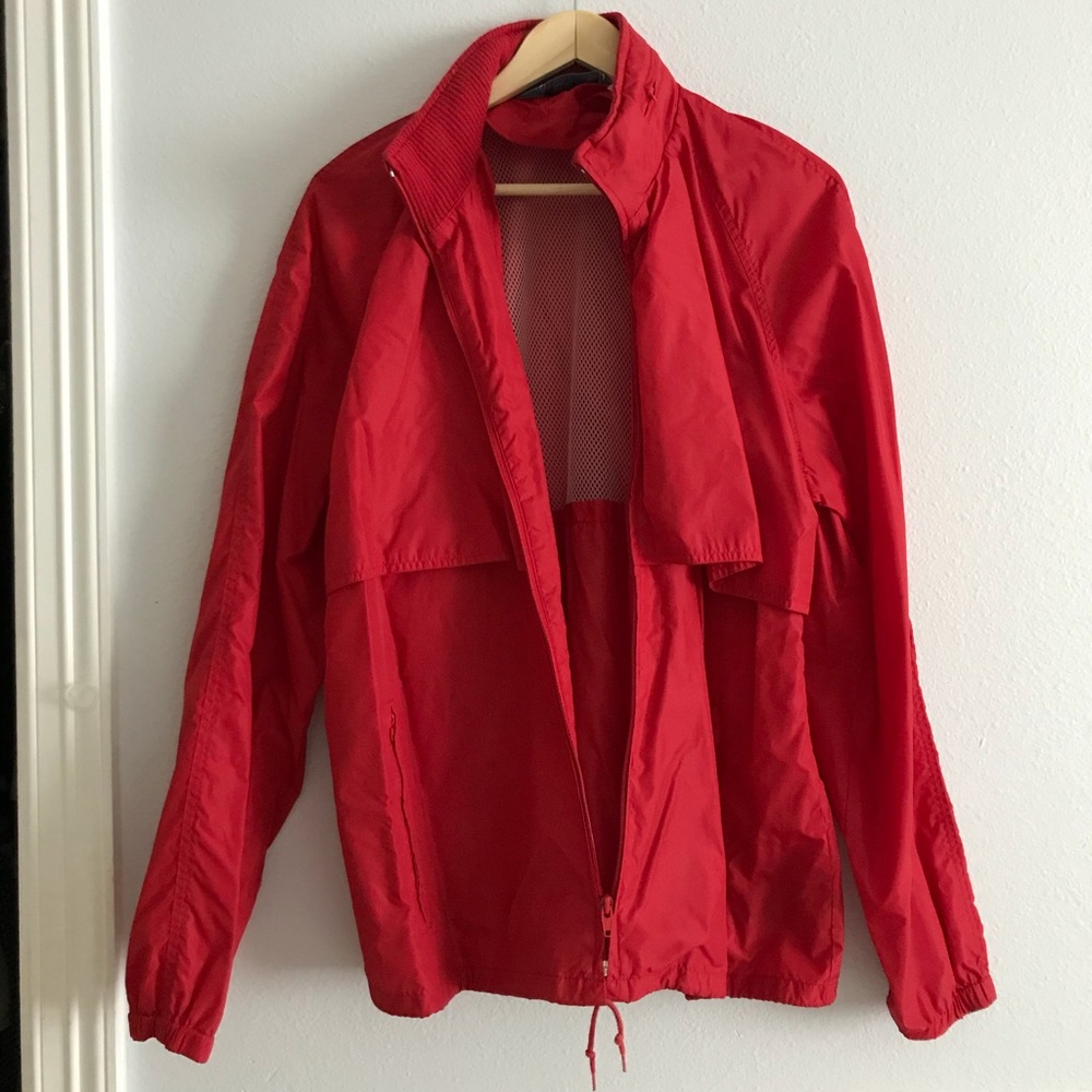 VINTAGE Red Teton Windbreaker